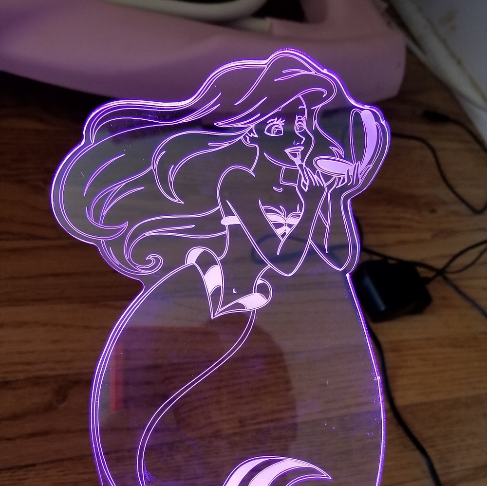 Disney Ariel Standing Night Light - Picture 6 of 6
